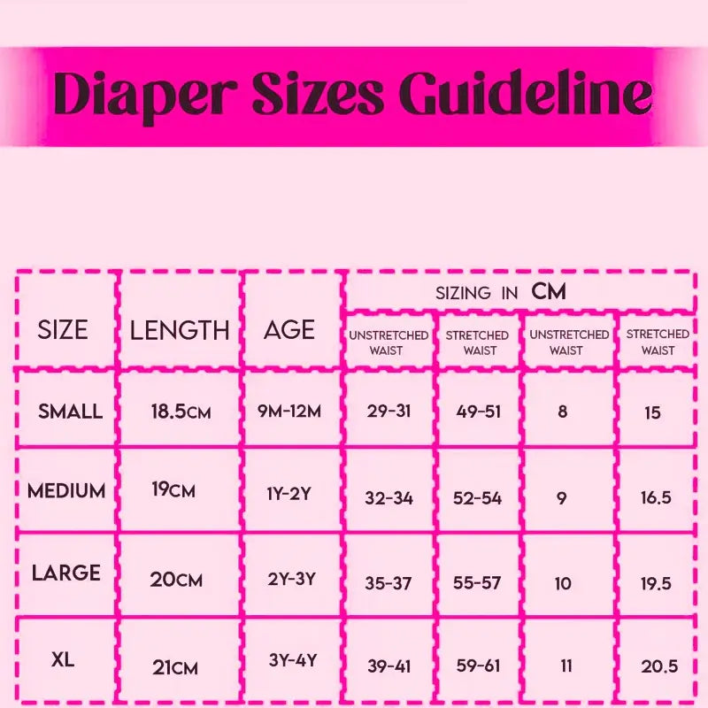Kids Reusable Baby Diaper & Training Pants