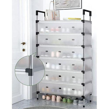 Multi layer Stainless Steel Shoes Rack – Space Saving Shoe Organizer