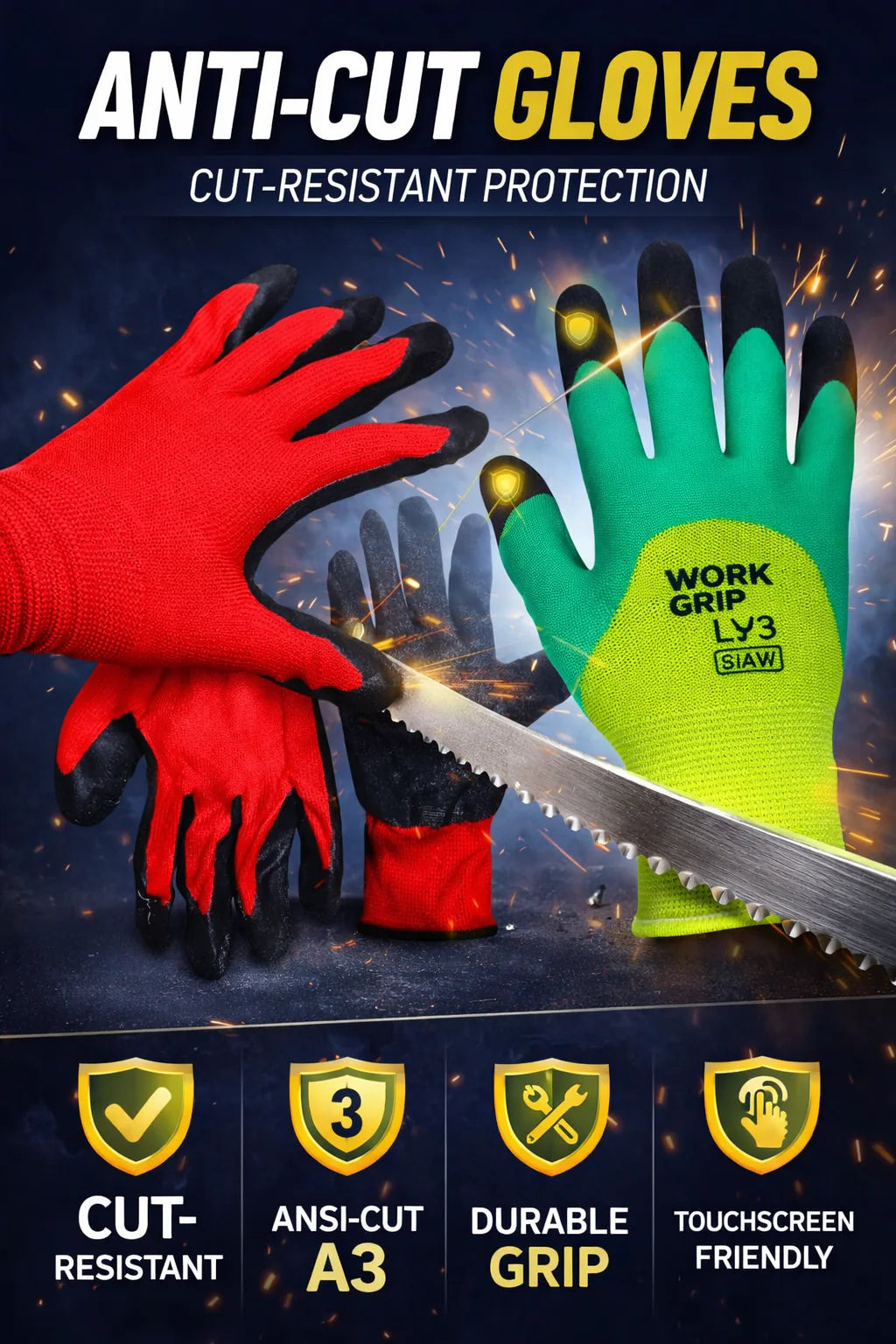 Hand Safety Kite Flying Gloves