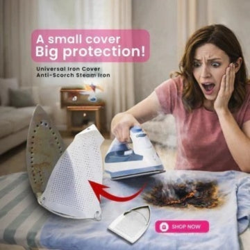 Teflon Iron Cover – Universal Non-Stick Shoe & Fabric Protector for Safe Ironing